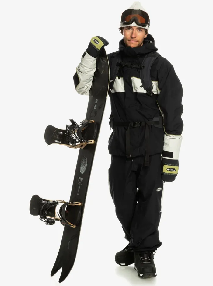 Snow Jackets Men Quiksilver High Altitude GoreTex Technical Snow Jacket True Black Snow Jackets Men Quiksilver High Altitude GoreTex Technical Snow Jacket True Black