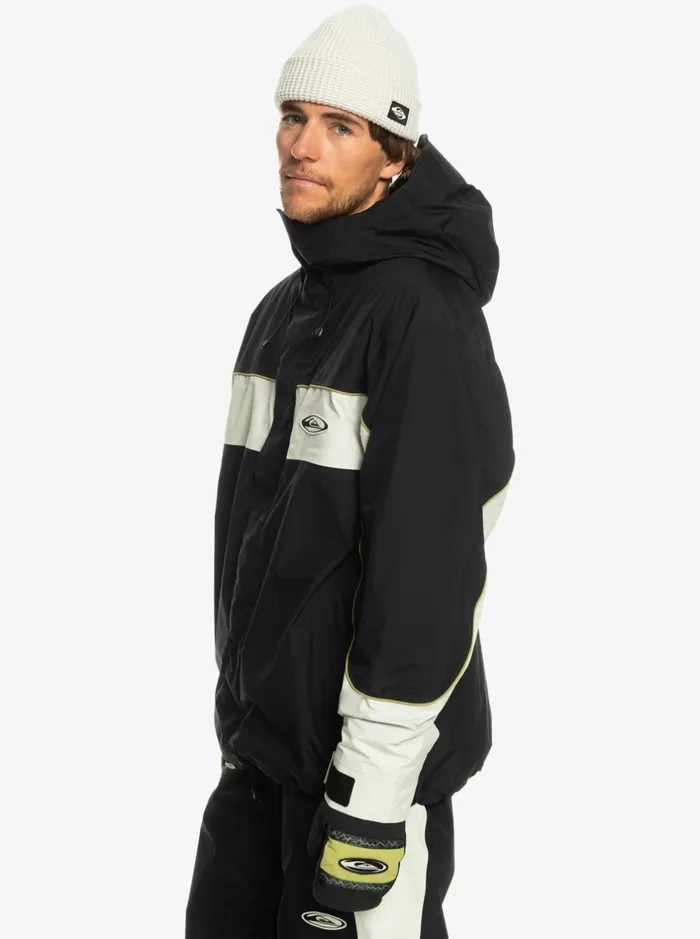 Snow Jackets Men Quiksilver High Altitude GoreTex Technical Snow Jacket True Black Snow Jackets Men Quiksilver High Altitude GoreTex Technical Snow Jacket True Black