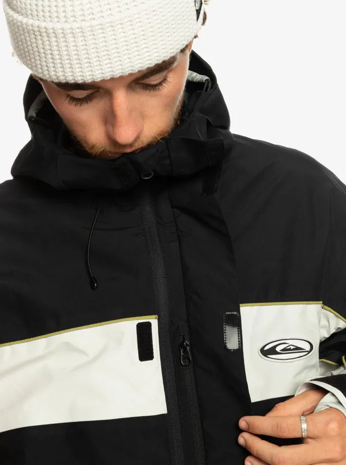 Snow Jackets Men Quiksilver High Altitude GoreTex Technical Snow Jacket True Black Snow Jackets Men Quiksilver High Altitude GoreTex Technical Snow Jacket True Black