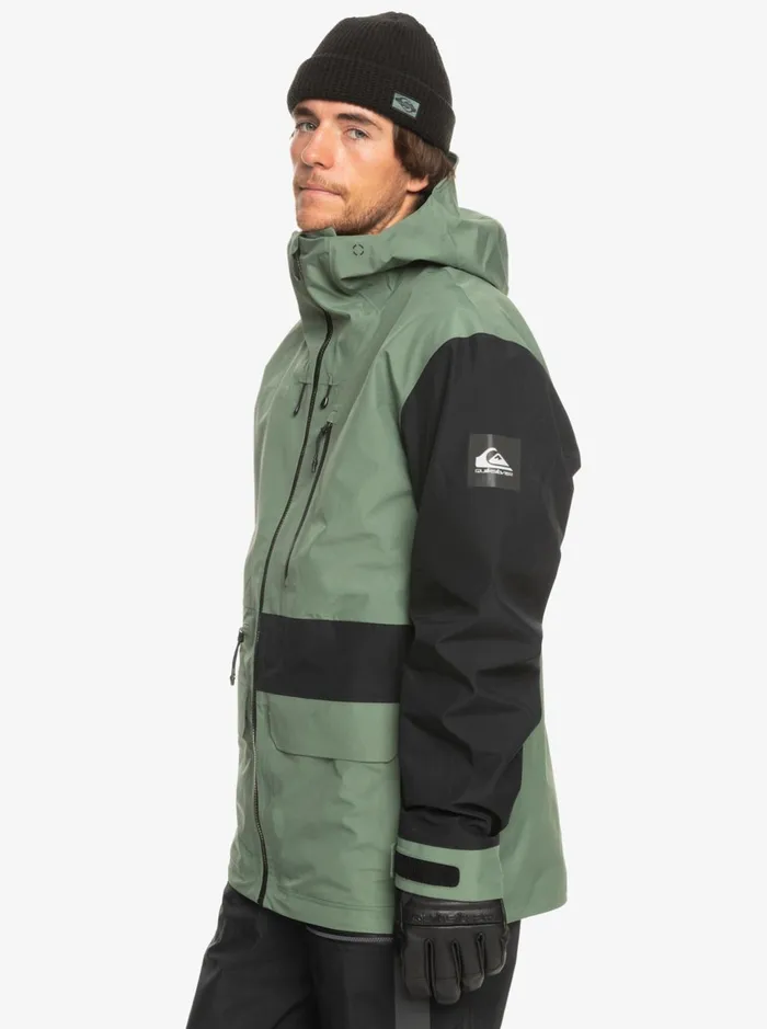 Snow Jackets Men Quiksilver Highline Pro Sammy Carlson 3l GoreTex Technical Snow Jacket Laurel Wreath Snow Jackets Men Quiksilver Highline Pro Sammy Carlson 3l GoreTex Technical Snow Jacket Laurel Wreath