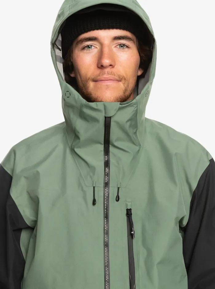 Snow Jackets Men Quiksilver Highline Pro Sammy Carlson 3l GoreTex Technical Snow Jacket Laurel Wreath Snow Jackets Men Quiksilver Highline Pro Sammy Carlson 3l GoreTex Technical Snow Jacket Laurel Wreath