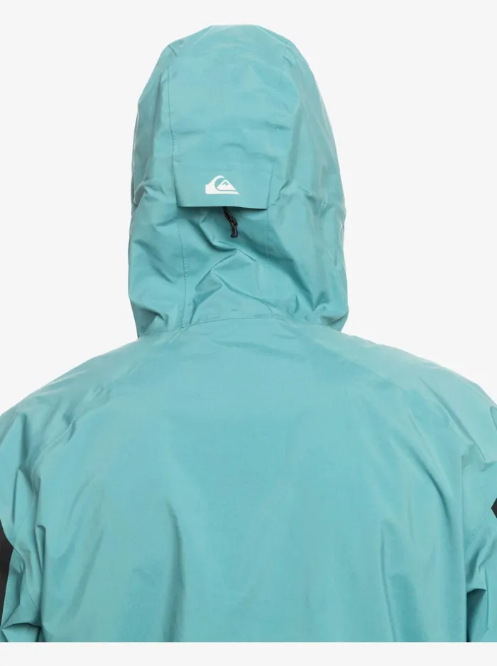 Snow Jackets Men Quiksilver Highline Pro Travis Rice 3l GoreTex Technical Snow Jacket Brittany Blue Snow Jackets Men Quiksilver Highline Pro Travis Rice 3l GoreTex Technical Snow Jacket Brittany Blue