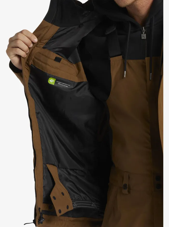 Snow Jackets Men Quiksilver Quiksilver X Saturdays Nyc Technical Snow Jacket Sepia Snow Jackets Men Quiksilver Quiksilver X Saturdays Nyc Technical Snow Jacket Sepia