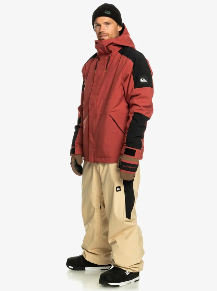 Snow Jackets Men Quiksilver Radicalo Technical Snow Jacket Marsala Snow Jackets Men Quiksilver Radicalo Technical Snow Jacket Marsala