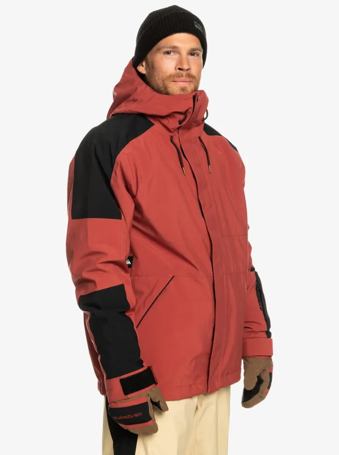 Snow Jackets Men Quiksilver Radicalo Technical Snow Jacket Marsala Snow Jackets Men Quiksilver Radicalo Technical Snow Jacket Marsala