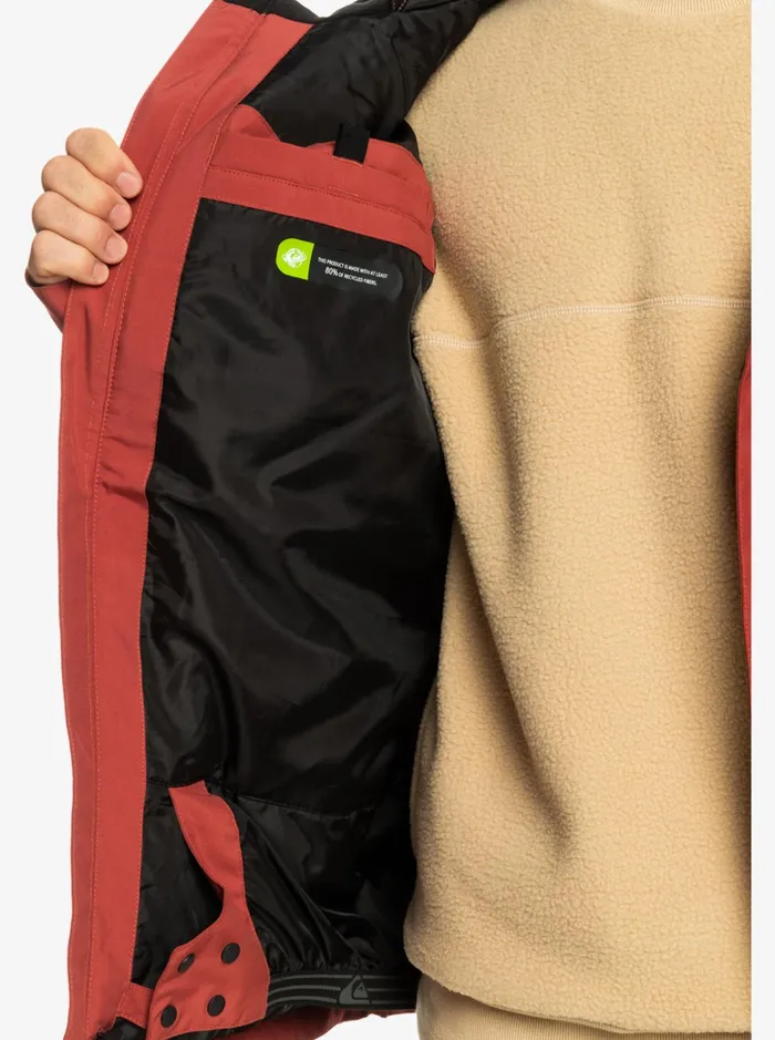 Snow Jackets Men Quiksilver Radicalo Technical Snow Jacket Marsala Snow Jackets Men Quiksilver Radicalo Technical Snow Jacket Marsala