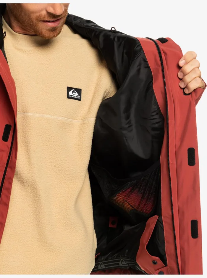 Snow Jackets Men Quiksilver Radicalo Technical Snow Jacket Marsala Snow Jackets Men Quiksilver Radicalo Technical Snow Jacket Marsala