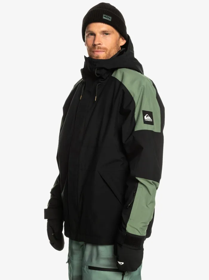 Snow Jackets Men Quiksilver Radicalo Technical Snow Jacket True Black Snow Jackets Men Quiksilver Radicalo Technical Snow Jacket True Black