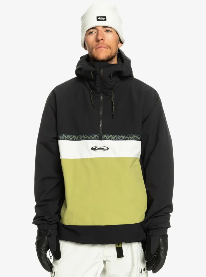 Snow Jackets Men Quiksilver Steeze Technical Snow Jacket True Black