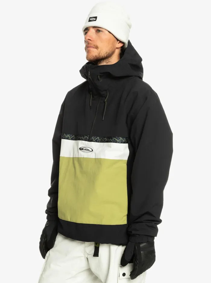 Snow Jackets Men Quiksilver Steeze Technical Snow Jacket True Black Snow Jackets Men Quiksilver Steeze Technical Snow Jacket True Black