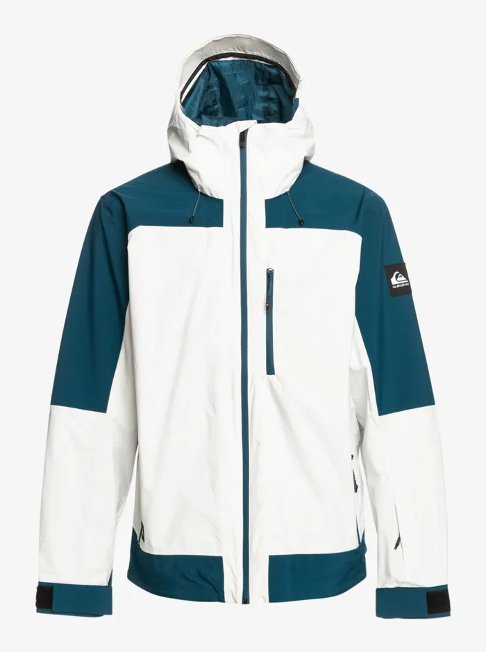 Snow Jackets Men Quiksilver Ultralight 20k Technical Snow Jacket Nimbus Cloud Snow Jackets Men Quiksilver Ultralight 20k Technical Snow Jacket Nimbus Cloud
