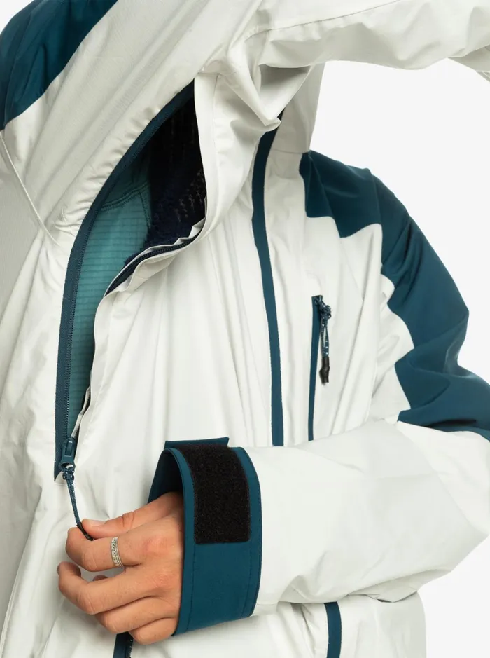 Snow Jackets Men Quiksilver Ultralight 20k Technical Snow Jacket Nimbus Cloud Snow Jackets Men Quiksilver Ultralight 20k Technical Snow Jacket Nimbus Cloud