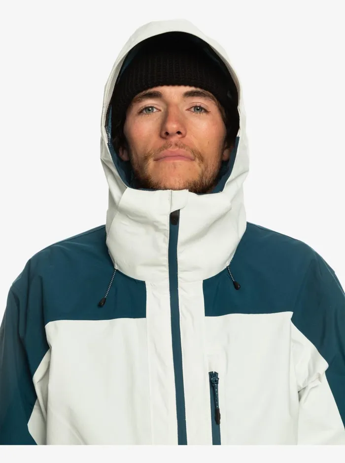 Snow Jackets Men Quiksilver Ultralight 20k Technical Snow Jacket Nimbus Cloud Snow Jackets Men Quiksilver Ultralight 20k Technical Snow Jacket Nimbus Cloud