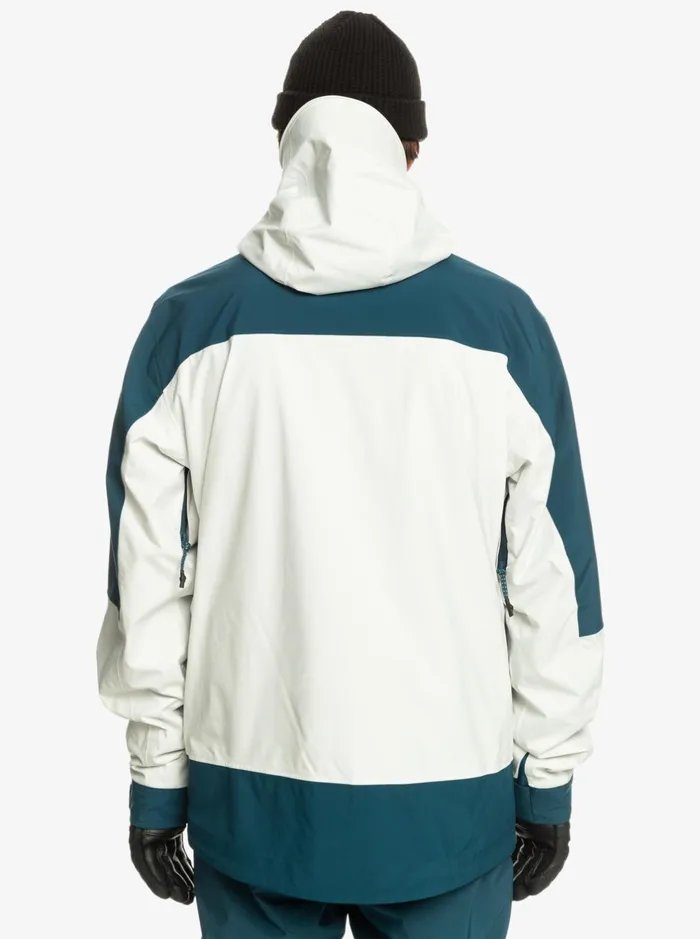 Snow Jackets Men Quiksilver Ultralight 20k Technical Snow Jacket Nimbus Cloud Snow Jackets Men Quiksilver Ultralight 20k Technical Snow Jacket Nimbus Cloud
