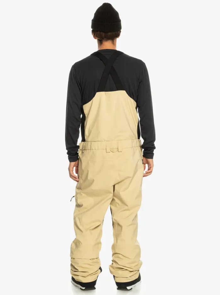 Snow Pants Men Quiksilver Altostratus Street Shell 2l GoreTex Snow Bib Pants Pale Khaki Snow Pants Men Quiksilver Altostratus Street Shell 2l GoreTex Snow Bib Pants Pale Khaki