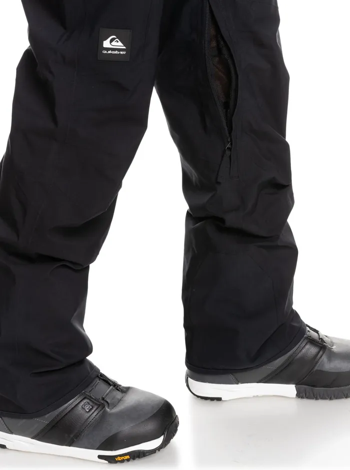 Snow Pants Men Quiksilver Forever Stretch GoreTex Snow Pants True Black Snow Pants Men Quiksilver Forever Stretch GoreTex Snow Pants True Black