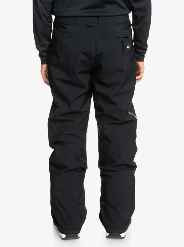 Snow Pants Men Quiksilver Mission Shell Pro GoreTex Snow Pants True Black Snow Pants Men Quiksilver Mission Shell Pro GoreTex Snow Pants True Black