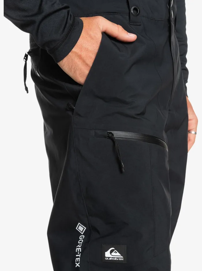 Snow Pants Men Quiksilver Mission Shell Pro GoreTex Snow Pants True Black Snow Pants Men Quiksilver Mission Shell Pro GoreTex Snow Pants True Black