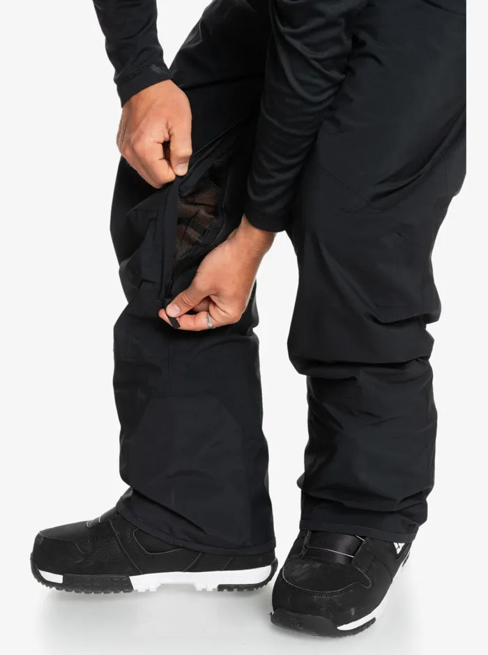 Snow Pants Men Quiksilver Mission Shell Pro GoreTex Snow Pants True Black Snow Pants Men Quiksilver Mission Shell Pro GoreTex Snow Pants True Black