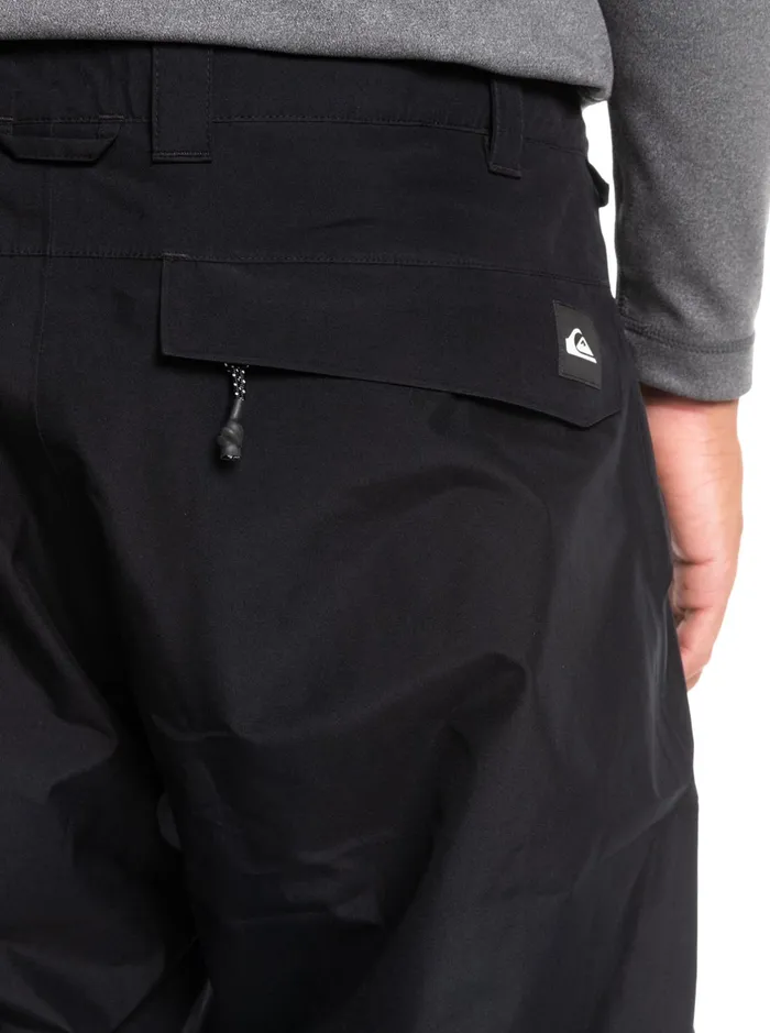 Snow Pants Men Quiksilver Mission Shell Pro GoreTex Snow Pants True Black Snow Pants Men Quiksilver Mission Shell Pro GoreTex Snow Pants True Black