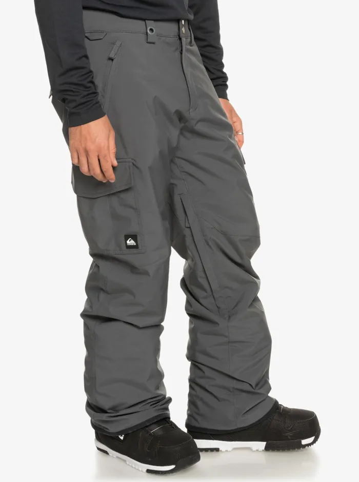 Snow Pants Men Quiksilver Porter Insulated Grey Snow Pants Iron Gate Snow Pants Men Quiksilver Porter Insulated Grey Snow Pants Iron Gate