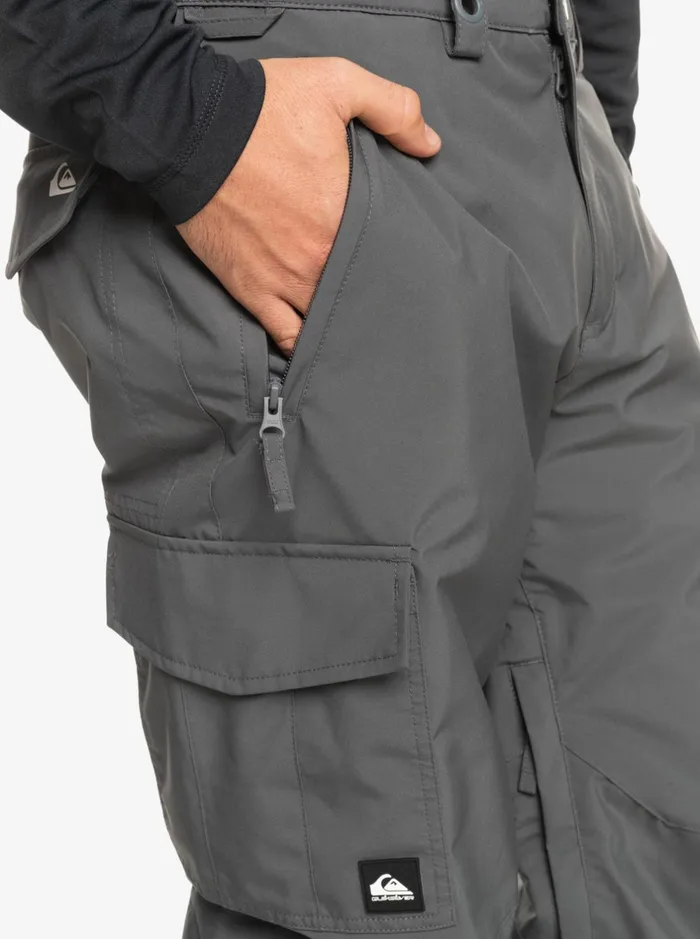 Snow Pants Men Quiksilver Porter Insulated Grey Snow Pants Iron Gate Snow Pants Men Quiksilver Porter Insulated Grey Snow Pants Iron Gate