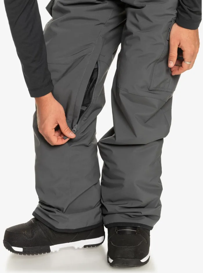 Snow Pants Men Quiksilver Porter Insulated Grey Snow Pants Iron Gate Snow Pants Men Quiksilver Porter Insulated Grey Snow Pants Iron Gate