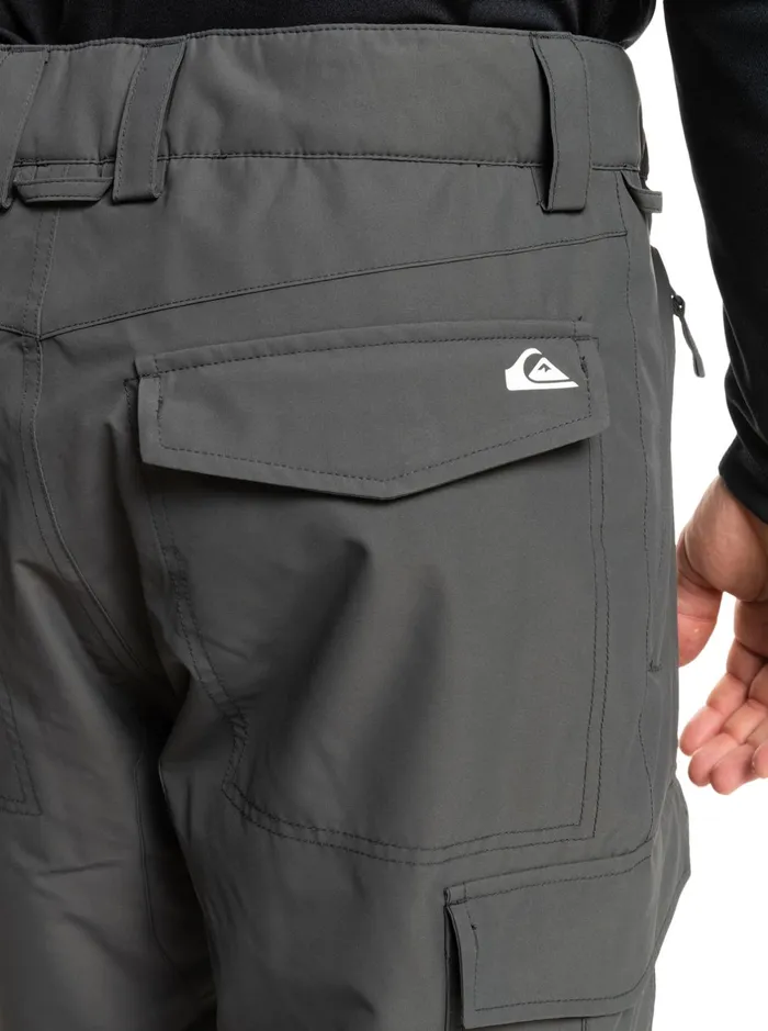 Snow Pants Men Quiksilver Porter Insulated Grey Snow Pants Iron Gate Snow Pants Men Quiksilver Porter Insulated Grey Snow Pants Iron Gate