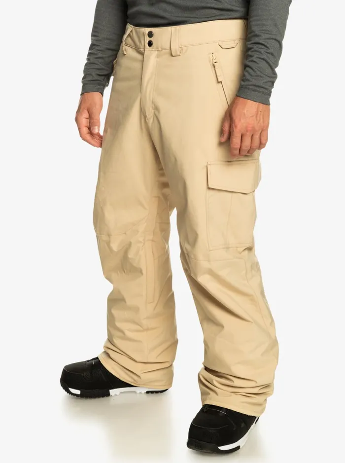 Snow Pants Men Quiksilver Porter Insulated Snow Pants Pale Khaki Snow Pants Men Quiksilver Porter Insulated Snow Pants Pale Khaki