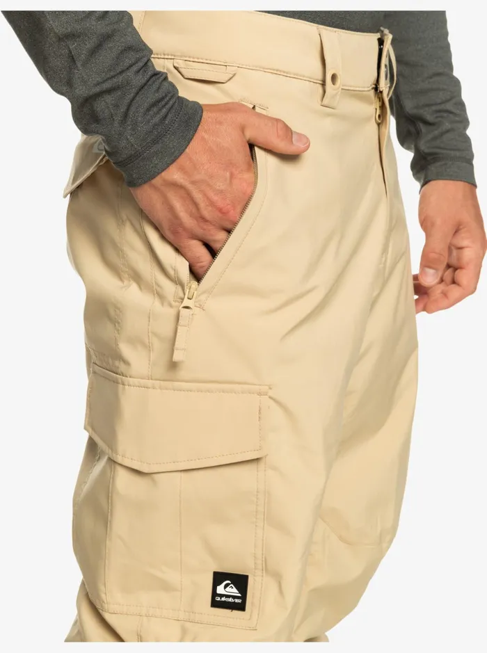 Snow Pants Men Quiksilver Porter Insulated Snow Pants Pale Khaki Snow Pants Men Quiksilver Porter Insulated Snow Pants Pale Khaki