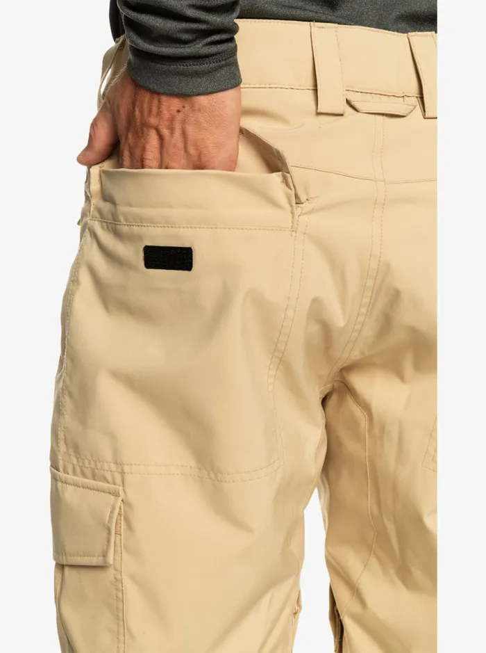 Snow Pants Men Quiksilver Porter Insulated Snow Pants Pale Khaki Snow Pants Men Quiksilver Porter Insulated Snow Pants Pale Khaki