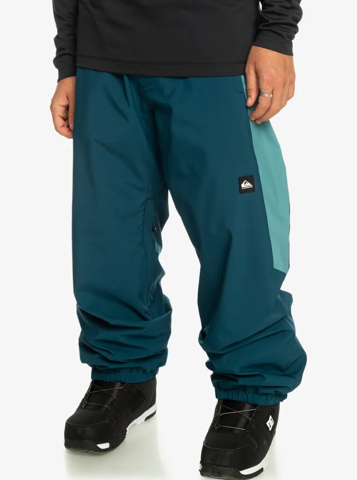 Snow Pants Men Quiksilver Snow Down Technical Snow Pants Majolica Blue Snow Pants Men Quiksilver Snow Down Technical Snow Pants Majolica Blue
