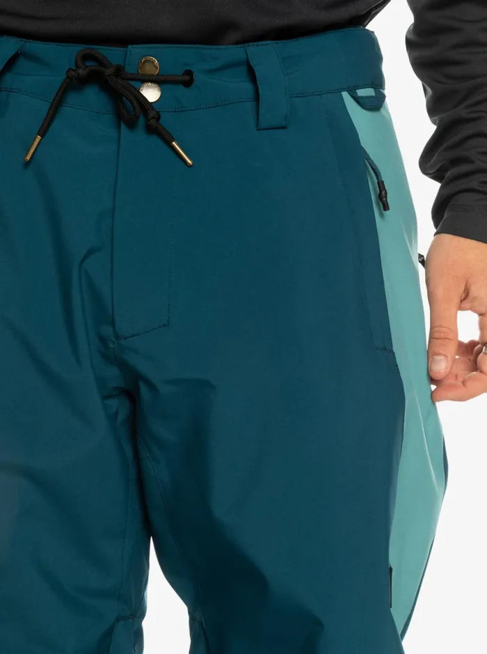 Snow Pants Men Quiksilver Snow Down Technical Snow Pants Majolica Blue Snow Pants Men Quiksilver Snow Down Technical Snow Pants Majolica Blue