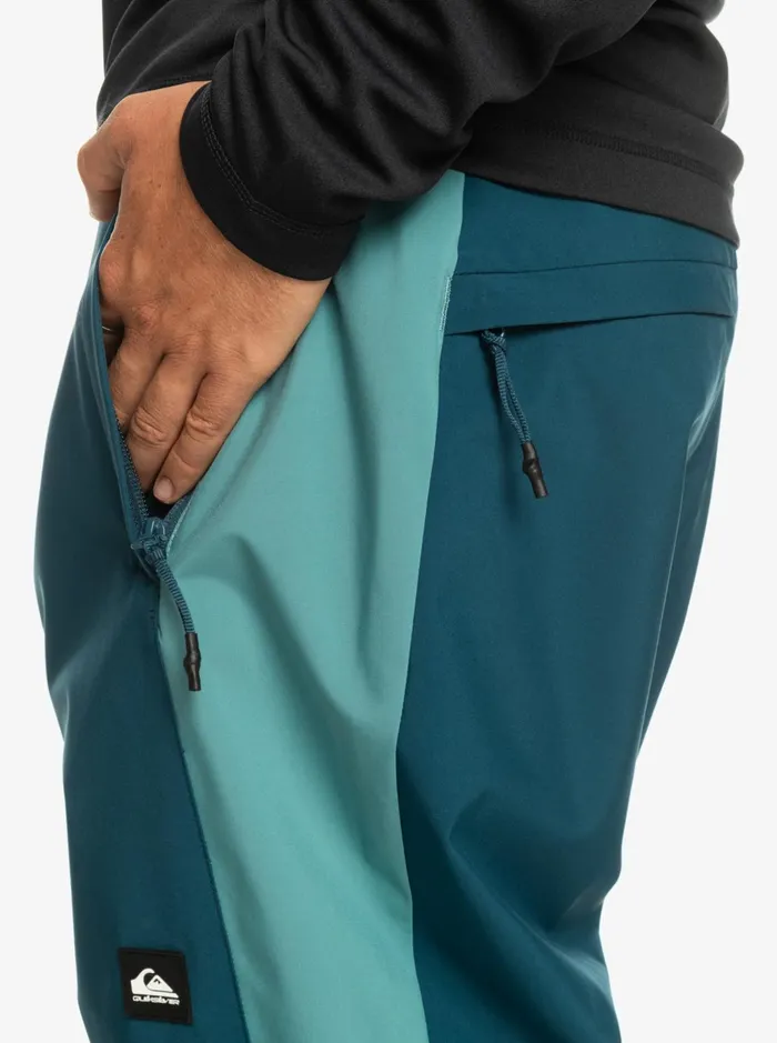 Snow Pants Men Quiksilver Snow Down Technical Snow Pants Majolica Blue Snow Pants Men Quiksilver Snow Down Technical Snow Pants Majolica Blue