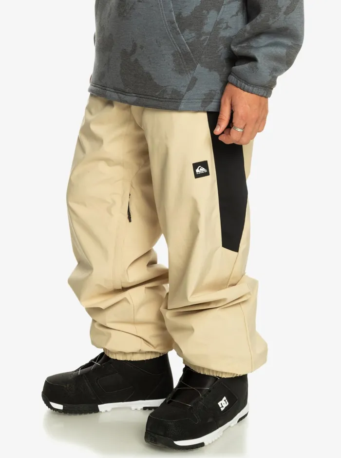 Snow Pants Men Quiksilver Snow Down Technical Snow Pants Pale Khaki Snow Pants Men Quiksilver Snow Down Technical Snow Pants Pale Khaki