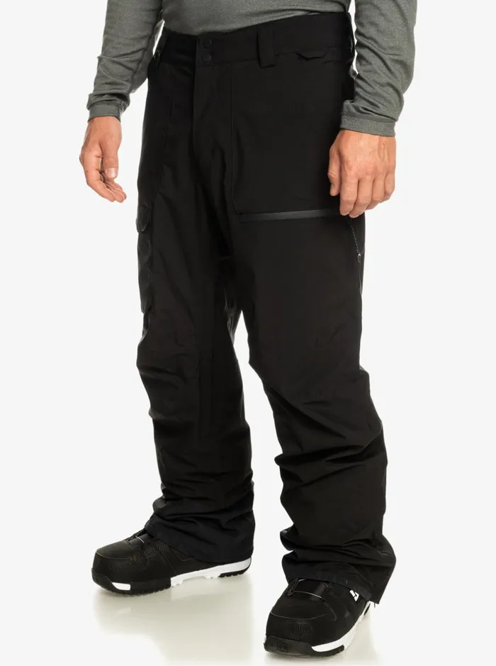 Snow Pants Men Quiksilver Utility Shell Black Snow Pants True Black Snow Pants Men Quiksilver Utility Shell Black Snow Pants True Black