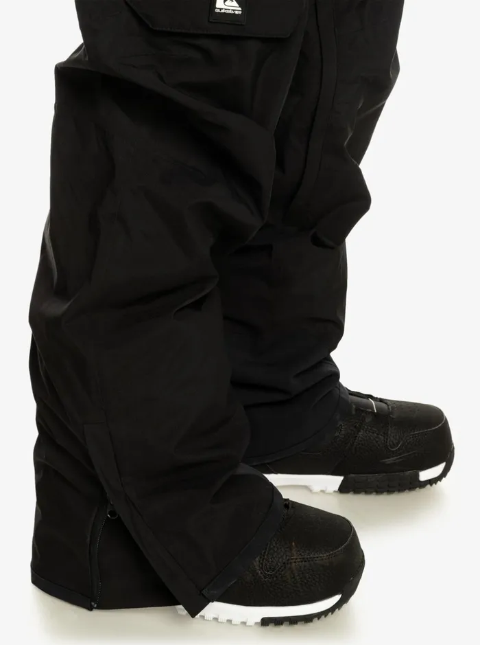 Snow Pants Men Quiksilver Utility Shell Black Snow Pants True Black Snow Pants Men Quiksilver Utility Shell Black Snow Pants True Black