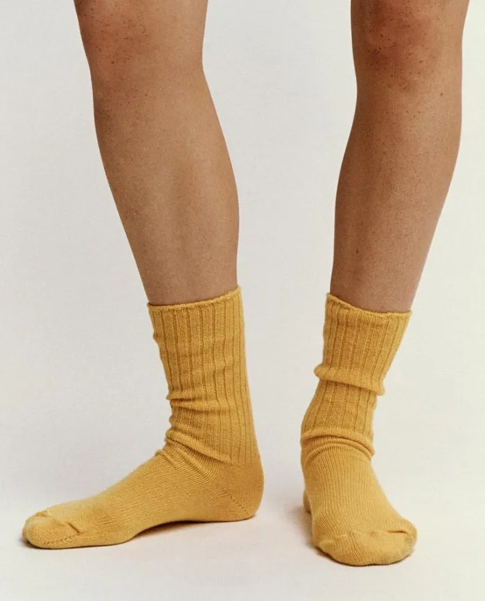 Socks Women039s The Great The Cashmere Sock Bright Marigold