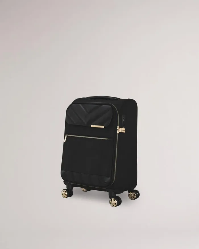 Softside Cabin Trolley Case Black Women Ted Baker Bags Softside Cabin Trolley Case Black Women Ted Baker Bags