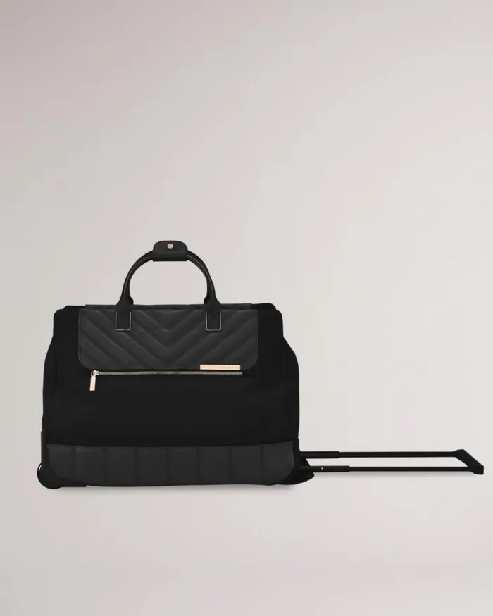 Softside Cabin Trolley Duffle Bag Black Women Ted Baker Bags Softside Cabin Trolley Duffle Bag Black Women Ted Baker Bags