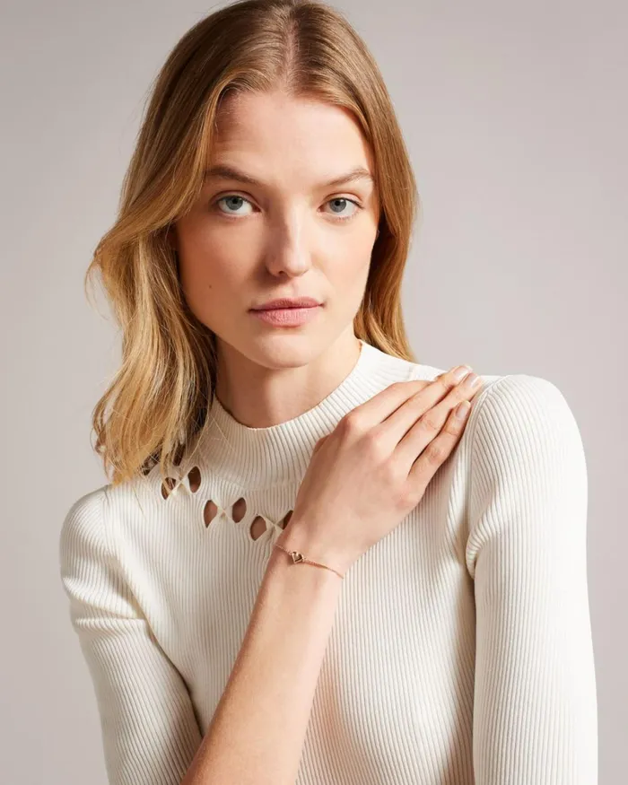 Sparkle Heart Drawstring Bracelet Rosegold Color Women Ted Baker Jewelry Sparkle Heart Drawstring Bracelet Rosegold Color Women Ted Baker Jewelry
