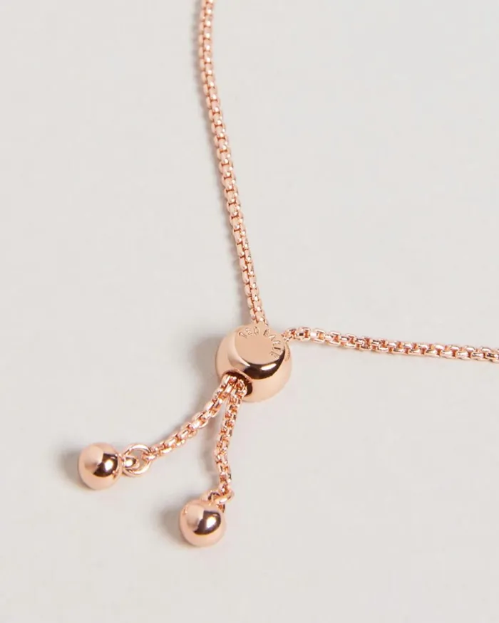 Sparkle Heart Drawstring Bracelet Rosegold Color Women Ted Baker Jewelry Sparkle Heart Drawstring Bracelet Rosegold Color Women Ted Baker Jewelry