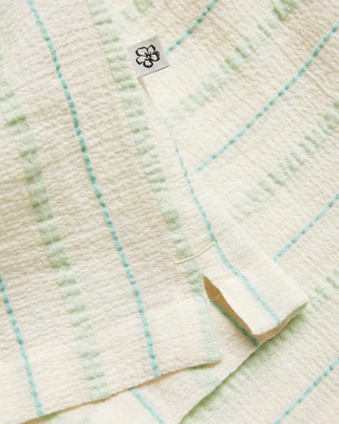 SS Seersucker Stripe Shirt Light Green Men Ted Baker Clothing SS Seersucker Stripe Shirt Light Green Men Ted Baker Clothing
