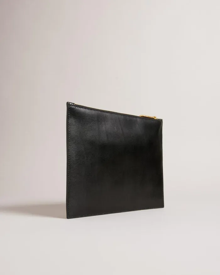 Statement Hardware Clutch Black Women Ted Baker Bags