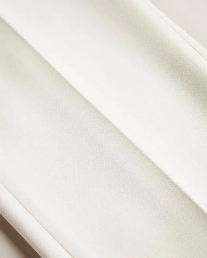 Straight Leg Flood Length Trousers Natural Women Ted Baker Clothing Straight Leg Flood Length Trousers Natural Women Ted Baker Clothing