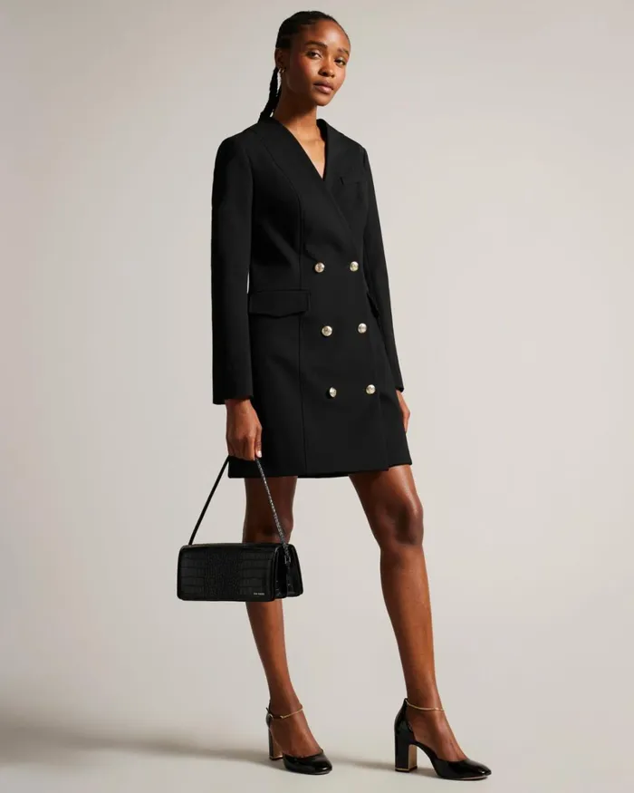 Strappy Chain Patent Heels Black Women Ted Baker Heels