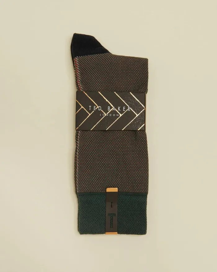 Striped Coloured Socks DkOrange Men Ted Baker Socks Striped Coloured Socks DkOrange Men Ted Baker Socks