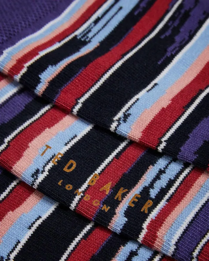 Striped Socks Blue Men Ted Baker Socks