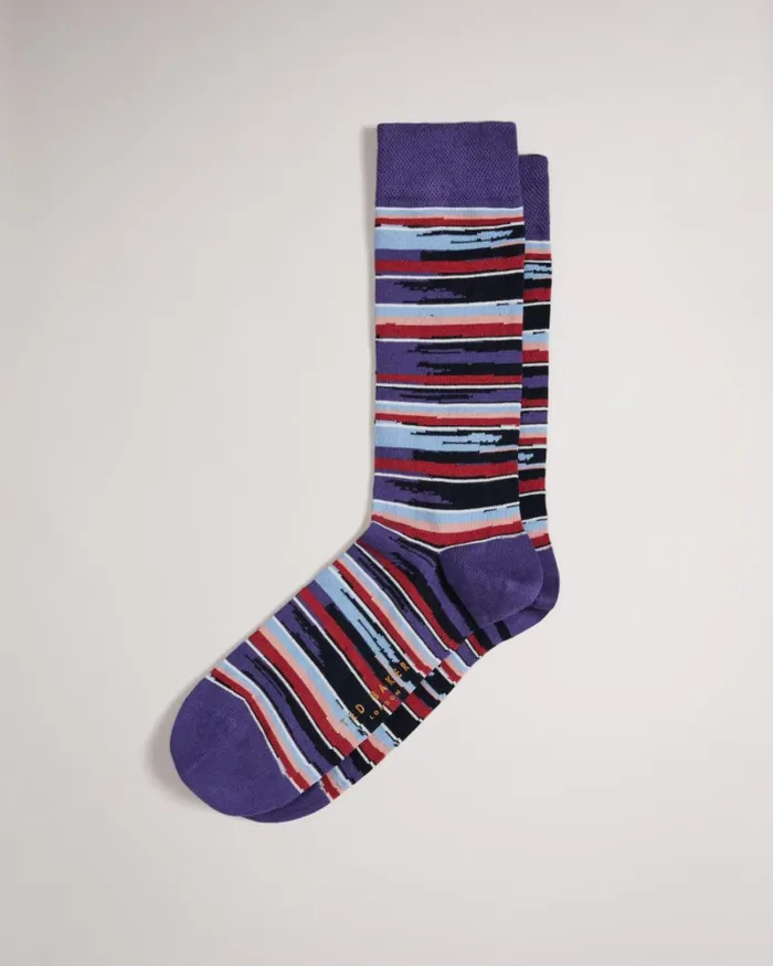 Striped Socks Blue Men Ted Baker Socks