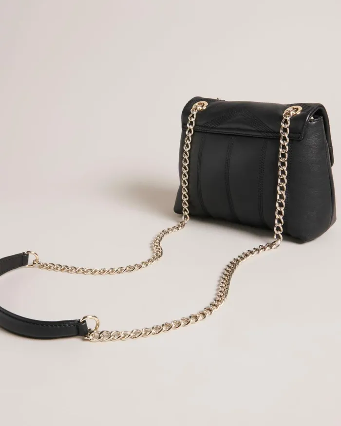 Studded Leather Quilted Bag Black Women Ted Baker Bags
